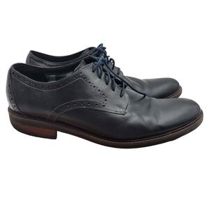 Bostonian Maxton Wing Tip Oxford Shoes Mens Size 12 M Black Leather
